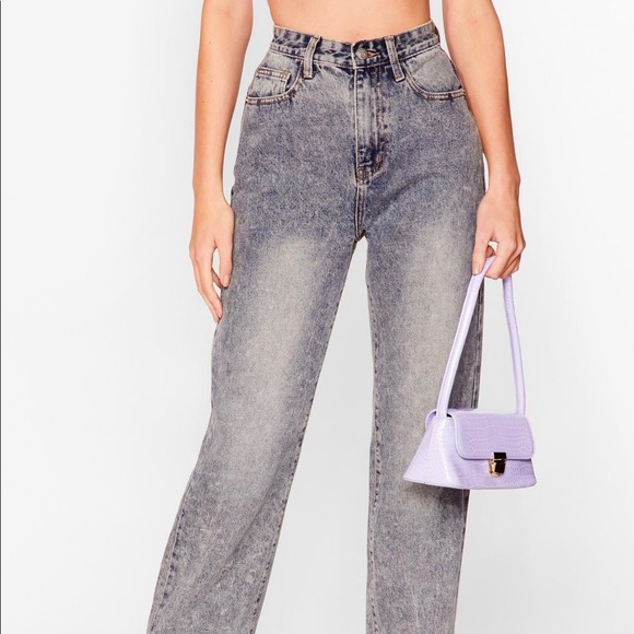 Nasty gal split hem jeans - Picture 2 of 6